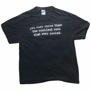 Vintage Suck T shirt  